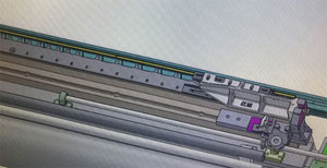 一体式拖布台（探入钢筘）